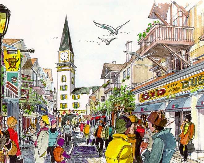 Village commercial Stratton Mountain